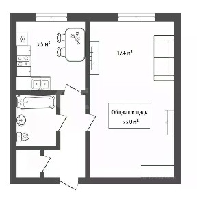 Продается 1-комн. квартира, 30 м²