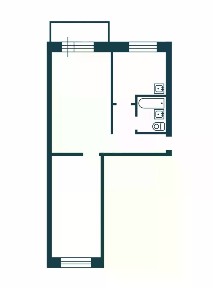 Продается 2-комн. квартира, 43 м²
