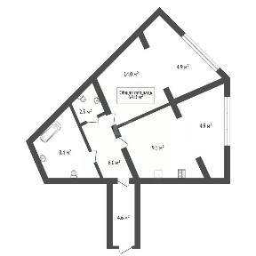 Продается 2-комн. квартира, 45 м²