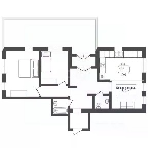 Продается 3-комн. квартира, 83,1 м²