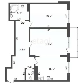 Продается 3-комн. квартира, 80,6 м²