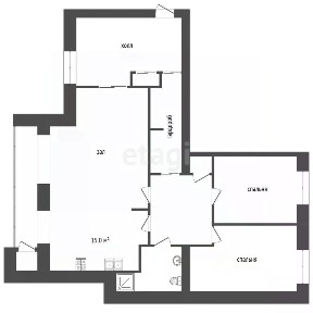 Продается 3-комн. квартира, 125,1 м²