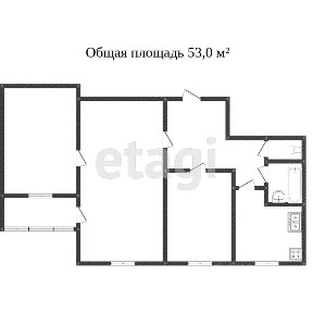 Продается 3-комн. квартира, 58,6 м²