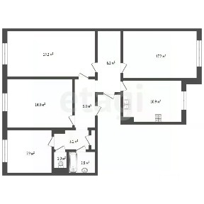Продается 4-комн. квартира, 87 м²