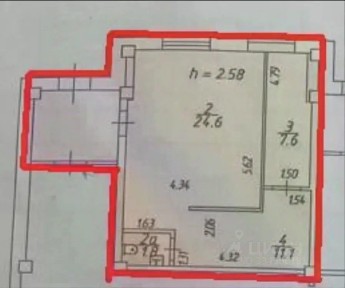 Сдается помещение свободного назначения, 45,1 м²