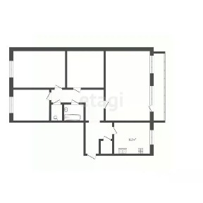 Продается 4-комн. квартира, 78 м²