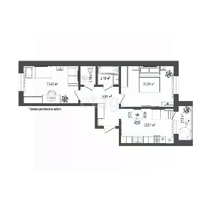 Продается 2-комн. квартира, 48,1 м²