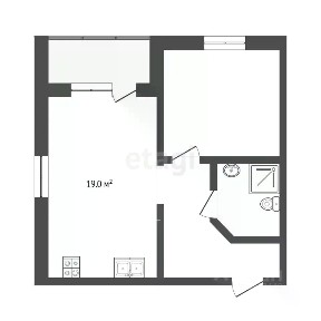 Продается 1-комн. квартира, 39,6 м²