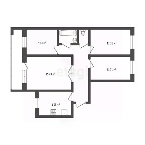 Продается 4-комн. квартира, 73,1 м²