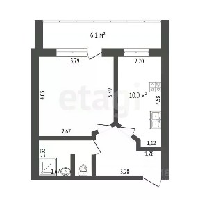 Продается 1-комн. квартира, 32,5 м²