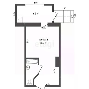 Продается студия, 22,2 м²