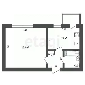 Продается 1-комн. квартира, 33,7 м²