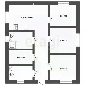 Продается 1-этажный дом, 98,3 м²