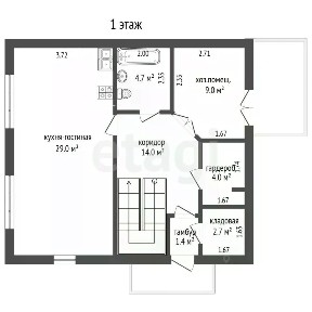 Продается 2-этажный дом, 128,6 м²