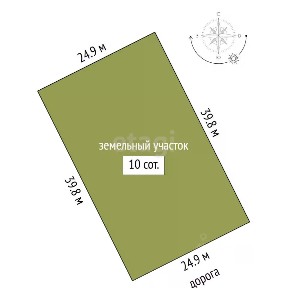 Продается участок, 10 сот.
