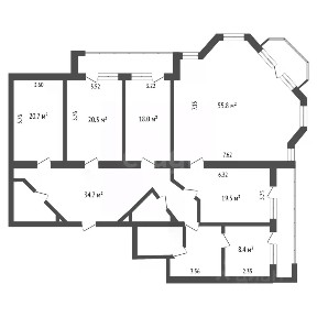 Продается 4-комн. квартира, 225,1 м²