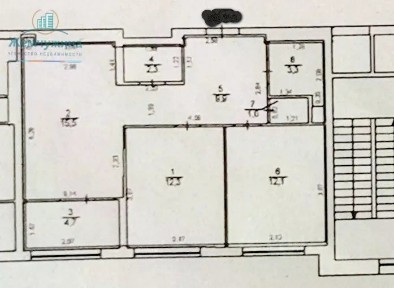 Продается 2-комн. квартира, 61,1 м²