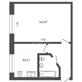 Продается 1-комн. квартира, 30 м²
