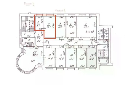Сдается офис, 24,4 м²