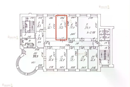Сдается офис, 17,2 м²