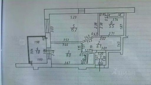 Продается 1-комн. квартира, 43 м²