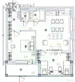 Продается 3-комн. квартира, 74,3 м²