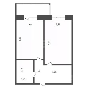 Продается 1-комн. квартира, 39,8 м²