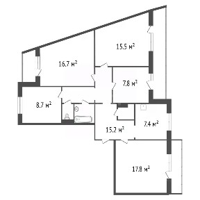 Продается 5-комн. квартира, 93,5 м²