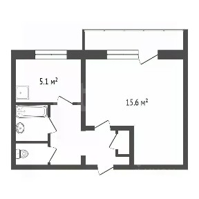 Продается 1-комн. квартира, 30,7 м²