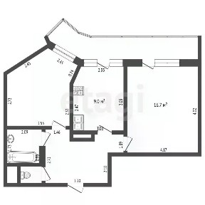 Продается 2-комн. квартира, 65 м²