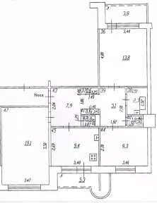 Продается 3-комн. квартира, 71 м²