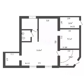 Сдается торговая площадь, 65,7 м²