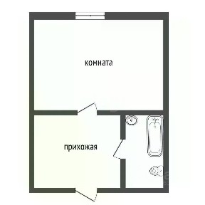 Продается студия, 16,2 м²
