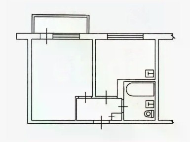Продается 1-комн. квартира, 30,9 м²