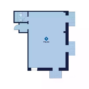 Продается помещение свободного назначения, 76,3 м²
