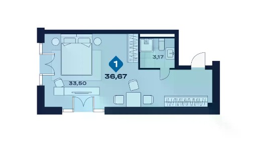 Продается помещение свободного назначения, 37,6 м²