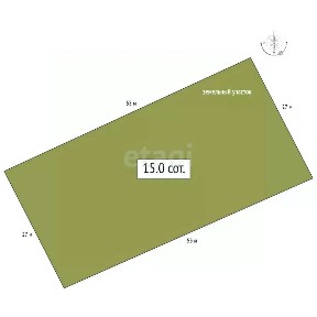 Продается участок, 15 сот.