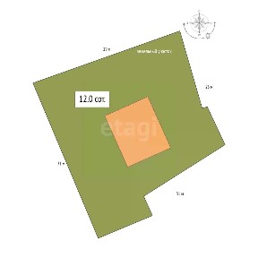 Продается 1-этажный дом, 71,8 м²