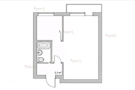 Сдается 1-комн. квартира, 29 м²