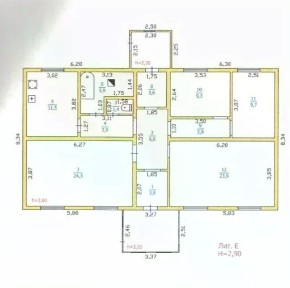 Продается 1-этажный дом, 107,8 м²