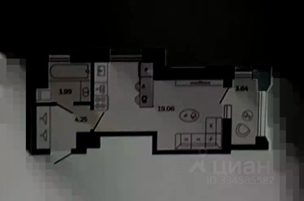 Продается студия, 28,3 м²