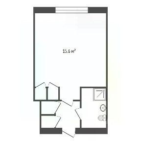 Продается студия, 22 м²