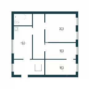 Продается 1/2 часть дома, 80 м²
