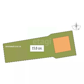 Продается 1-этажный дом, 77,3 м²