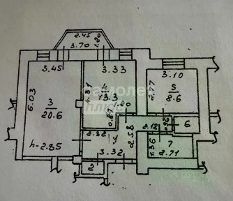 Продается 2-комн. квартира, 57 м²