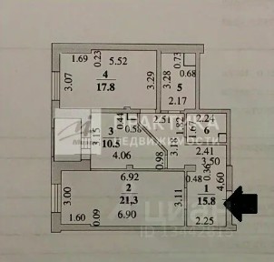 Продается 2-комн. квартира, 75,4 м²