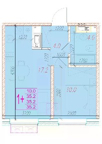 Продается 2-комн. квартира, 35,2 м²
