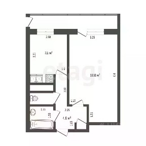 Продается 1-комн. квартира, 37,8 м²