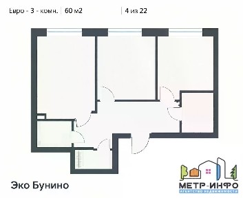 Сдается 2-комн. квартира, 56 м²