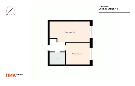 Сдается 2-комн. квартира, 35,8 м²